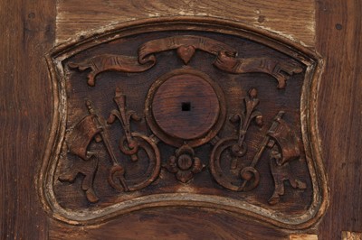 Lot 143 - A pair of carved hardwood doors in the French Louis XV-style