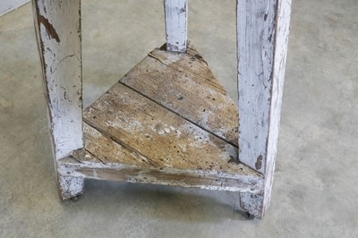 Lot 101 - A painted pine sculptor's stand