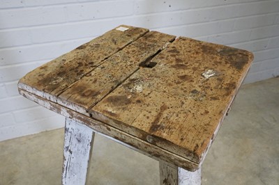 Lot 101 - A painted pine sculptor's stand