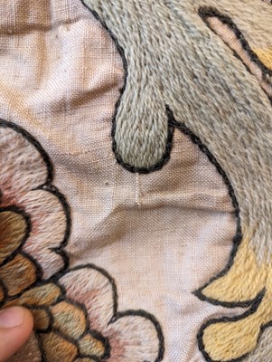 Lot 98 - An Arts and Crafts embroidered wall hanging