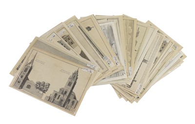 Lot 132 - LONDON VIEWS: Over 40 Engravings of London Public Buildings, Etc.