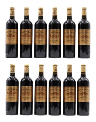 Lot 57 - Chateau Batailley, Pauillac, 2015 (12, OWC)
