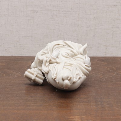 Lot 108 - A Chinese blanc de Chine figure