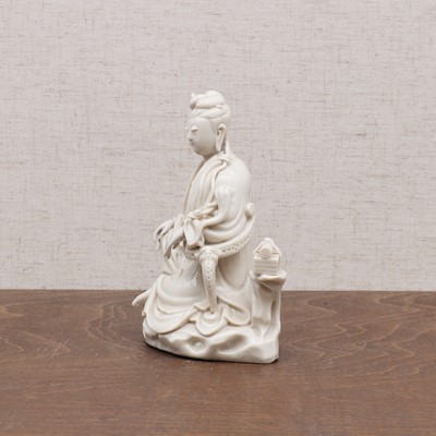Lot 108 - A Chinese blanc de Chine figure