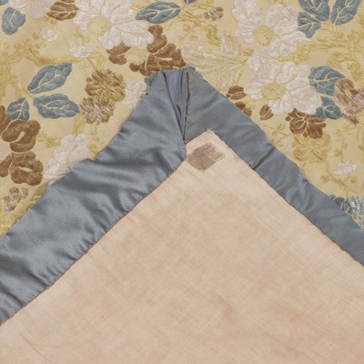 Lot 281 - A silk embroidered panel