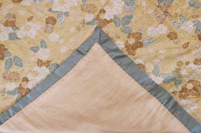 Lot 281 - A silk embroidered panel