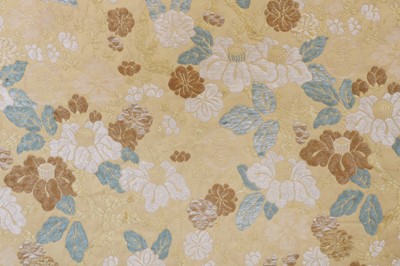Lot 281 - A silk embroidered panel