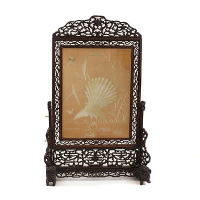 Lot 274 - A Chinese screen
