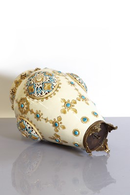 Lot 121 - An Hungarian Zsolnay-Pécs stoneware vase