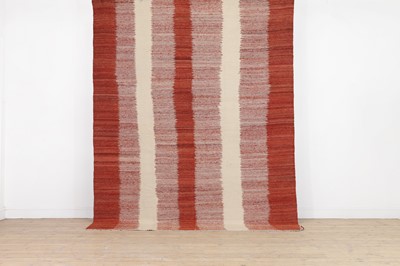 Lot 138 - A flat-weave wool rug