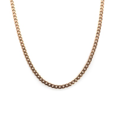 Lot 1420 - A 9ct gold curb link chain
