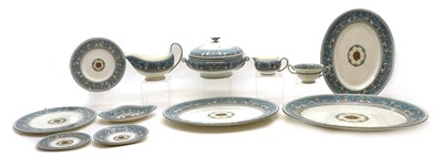 Lot 247 - A Wedgwood Florentine porcelain dinner service