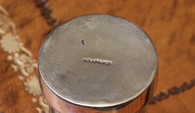 Lot 77 - A novelty silver stamp dispenser
