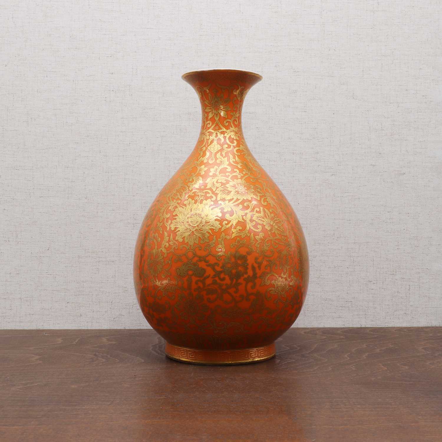 Lot 365 - A Chinese yuhuchun vase