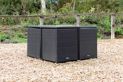 Lot 661 - An Oceans rattan cube set