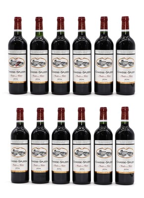 Lot 73 - Chateau Chasse-Spleen, Moulis-en-Medoc, 2014 (12, in two OWCs)