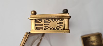 Lot 98 - A Tiffany Studios 'Pine Needle' pattern stamp box