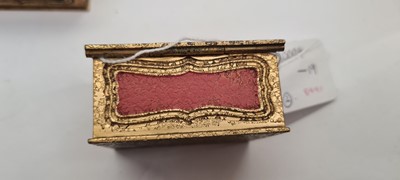 Lot 100 - A pair of Tiffany Studios 'His and Hers' stamp boxes