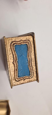 Lot 100 - A pair of Tiffany Studios 'His and Hers' stamp boxes