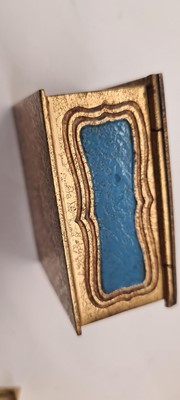Lot 100 - A pair of Tiffany Studios 'His and Hers' stamp boxes