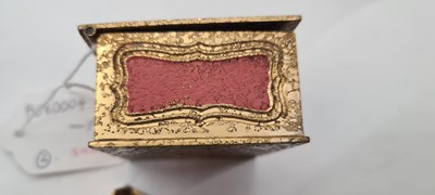 Lot 100 - A pair of Tiffany Studios 'His and Hers' stamp boxes