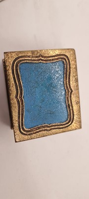 Lot 100 - A pair of Tiffany Studios 'His and Hers' stamp boxes