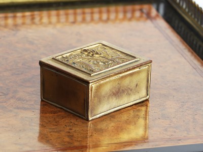 Lot 102 - A Tiffany Studios stamp box
