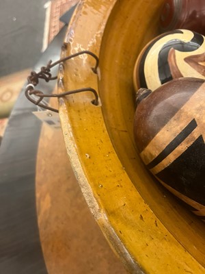 Lot 72 - A large slipware earthenware bowl