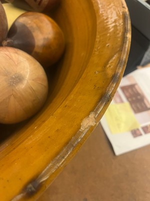 Lot 72 - A large slipware earthenware bowl