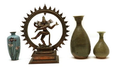Lot 191 - Two Thai earthenware vases