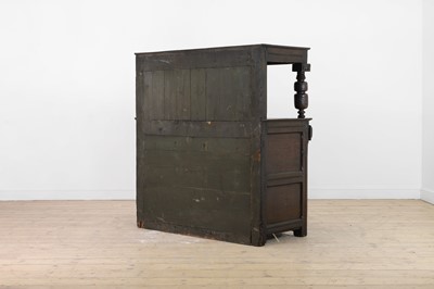 Lot 350 - A Charles I oak court cupboard