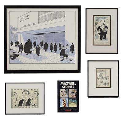 Lot 336 - A group of Robert Maxwell cartoons