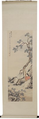Lot 287 - A Chinese hanging scroll
