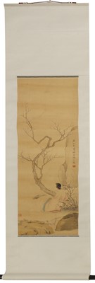 Lot 281 - A Chinese hanging scroll
