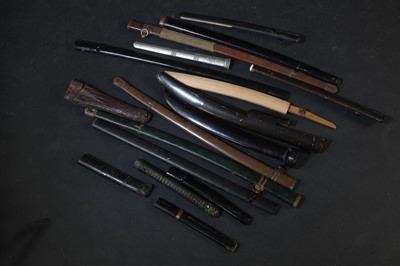 Lot 104 - A collection of Japanese scabbards and other examples