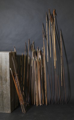 Lot 94 - A collection of arrows and spears