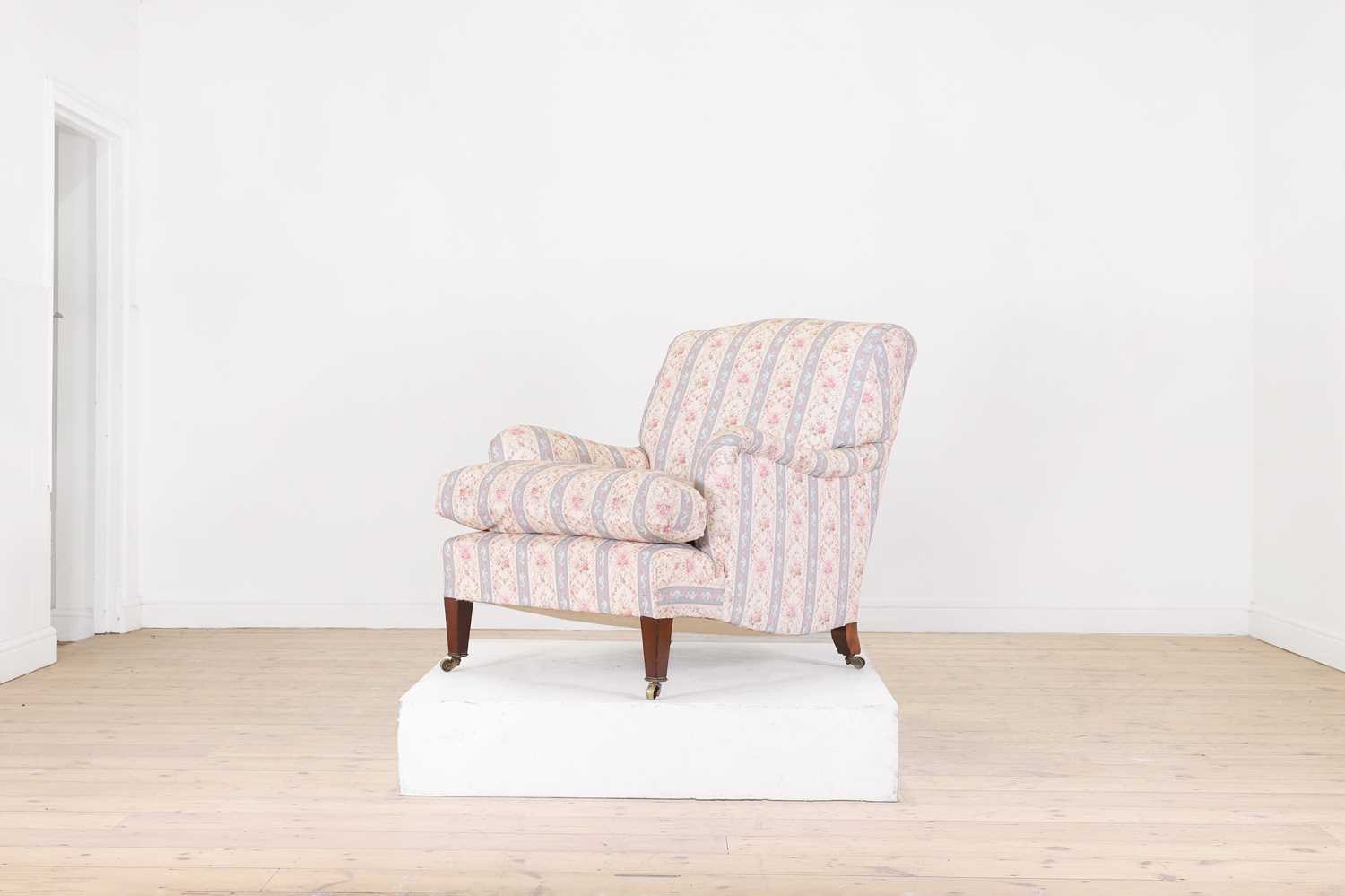 Lot 83 - A 'Bridgewater' armchair by Howard & Sons