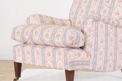Lot 83 - A 'Bridgewater' armchair by Howard & Sons