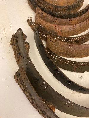 Lot 116 - A collection of Japanese armour parts