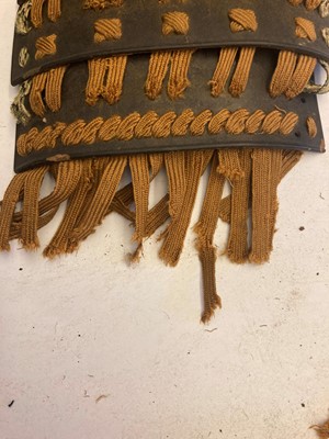 Lot 116 - A collection of Japanese armour parts