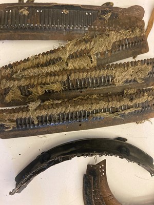 Lot 116 - A collection of Japanese armour parts
