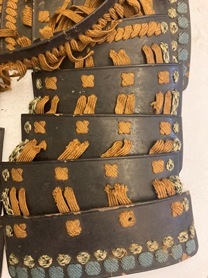 Lot 116 - A collection of Japanese armour parts