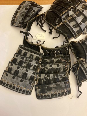 Lot 116 - A collection of Japanese armour parts