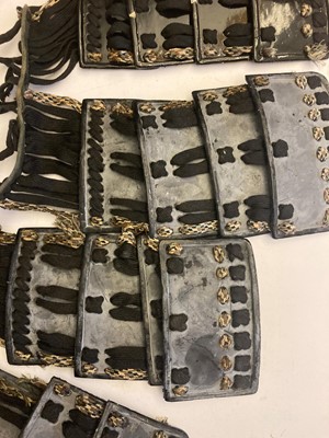 Lot 116 - A collection of Japanese armour parts