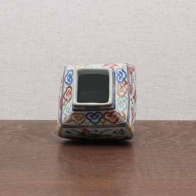 Lot 45 - A Chinese wucai jar