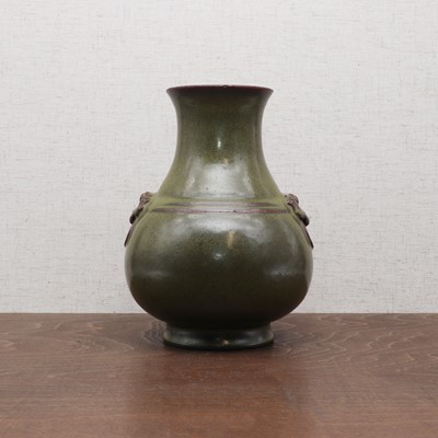 Lot 145 - A Chinese tea-dust-glazed vase