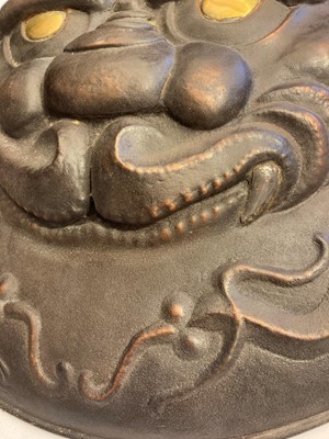 Lot 105 - A Japanese shield or plaque