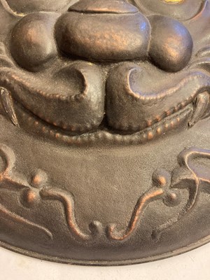 Lot 105 - A Japanese shield or plaque