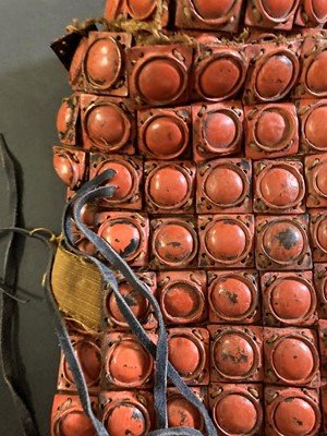 Lot 137 - A Japanese horse armour cover