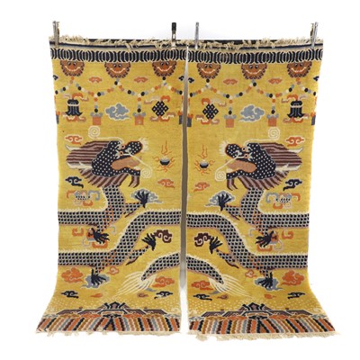 Lot 271 - A pair of Chinese carpets